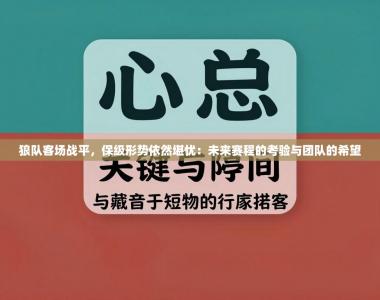 狼队客场战平，保级形势依然堪忧：未来赛程的考验与团队的希望