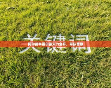 阿尔德韦雷尔德火力全开，带队晋级